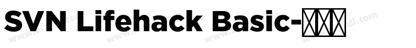 SVN Lifehack Basic字体转换